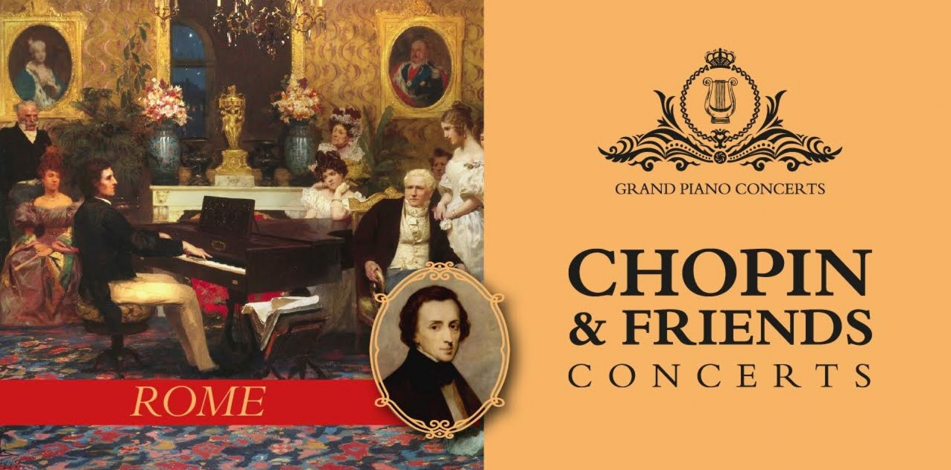 Chopin e Amici Italiani con Cena Tradizionale Italiana