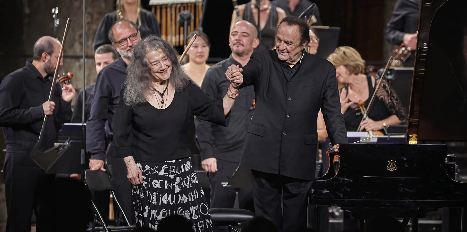 Charles Dutoit e Martha Argerich